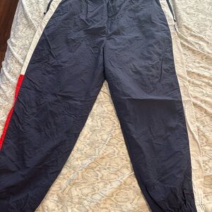 Tommy Hilfiger Black, White, and Red Joggers